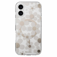 SwitchEasy Fleur 3D MagSafe Case Golden Gray for iPhone 17