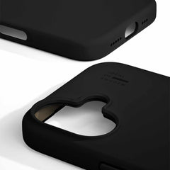 Ideal of Sweden Silicone MagSafe Case Black for iPhone 17