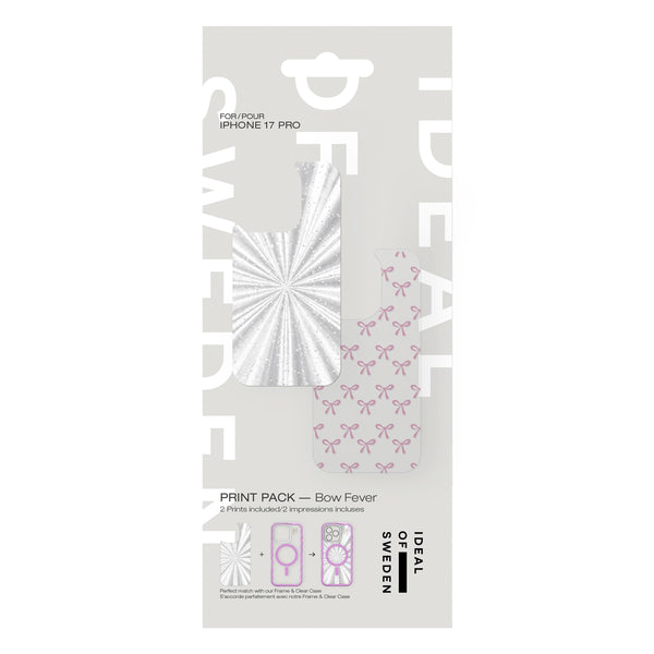 Ideal of Sweden Print Pack Bow fever for iPhone 17 Pro