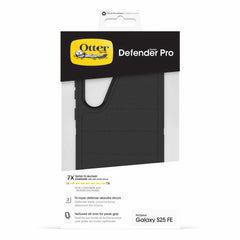 76000104 Defender Pro with Holster in Bulk Packaging Galaxy S25 FE Black