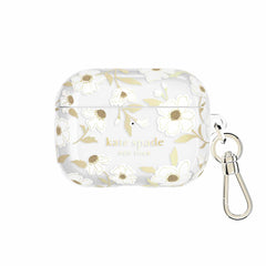KS059338 Protective Case w/Gold Ring Clip AirPods Pro 3 Sunshine Floral