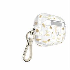 KS059338 Protective Case w/Gold Ring Clip AirPods Pro 3 Sunshine Floral