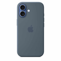 MGEW4ZMA Silicone Case with MagSafe iPhone 17 Anchor Blue