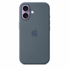 MGEW4ZMA Silicone Case with MagSafe iPhone 17 Anchor Blue