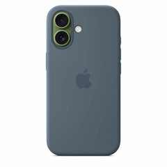 MGEW4ZMA Silicone Case with MagSafe iPhone 17 Anchor Blue