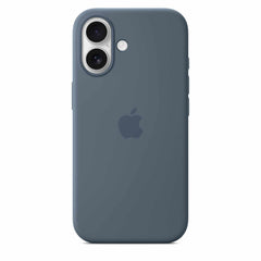 MGEW4ZMA Silicone Case with MagSafe iPhone 17 Anchor Blue