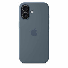 MGEW4ZMA Silicone Case with MagSafe iPhone 17 Anchor Blue