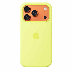 Apple Silicone Case with MagSafe Neon Yellow for iPhone 17 Pro