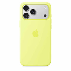 Apple Silicone Case with MagSafe Neon Yellow for iPhone 17 Pro Max