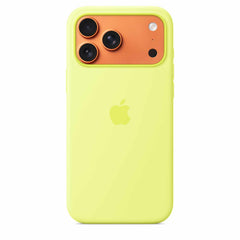 Apple Silicone Case with MagSafe Neon Yellow for iPhone 17 Pro Max