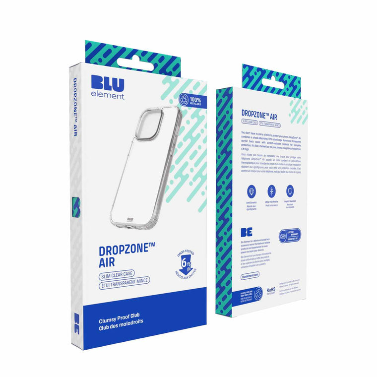 Blu Element DropZone Air Case Clear for iPhone 16e/15/14/13