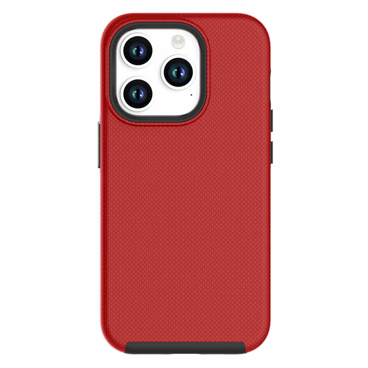 BE2XIP15PROR Armour Rugged Case iPhone 15 Pro Red