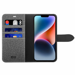 Blu Element Folio 2-in-1 MagSafe Case Gravity Grey for iPhone 16e/15/14/13