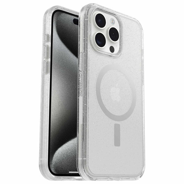 OtterBox Symmetry Clear MagSafe Protective Case Stardust for iPhone 15 Pro Max