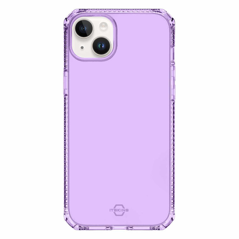AP5NSPECMLIPP Spectrum_R Clear Case iPhone 15/14/13 Light Purple