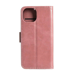 Blu Element Faux Leather Folio Case w/TPU Gelskin Dusty Pink for iPhone 15/14/13