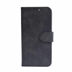 Blu Element Faux Leather Folio Case w/MagSafe w//TPU Gelskin Black for iPhone 15/14/13