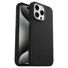 7795573 Symmetry Cactus Leather MagSafe Case iPhone 15 Pro Max Noir Ash