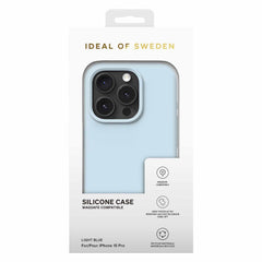 Ideal of Sweden Silicone MagSafe Case Light Blue for iPhone 15 Pro