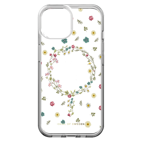 IDCLCMSI2361507 Clear MagSafe Mid Case iPhone 16e/15/14/13 Petite Floral