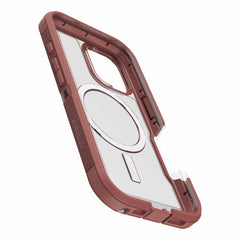 7796083 Defender XT Clear Pro Case iPhone 16 Brick Red Clear