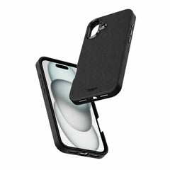 AP6RAVLERBKPL Vegan Leather MagSafe Case iPhone 16 Plus Ash