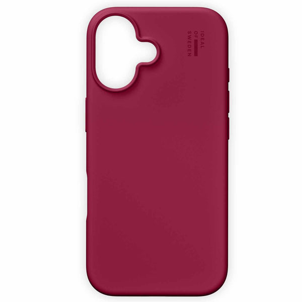 IDSICMSI2461521 Silicone Case MagSafe iPhone 16 Cranberry
