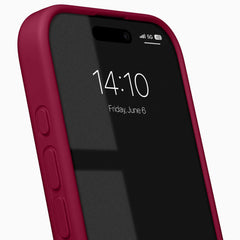 IDSICMSI2461521 Silicone Case MagSafe iPhone 16 Cranberry