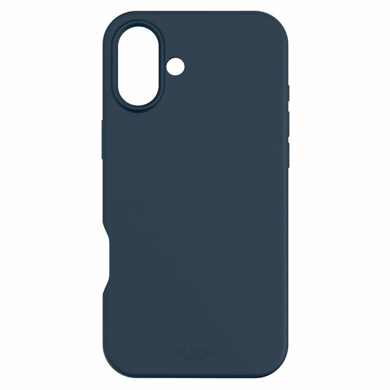 AP6NAVSIKNAVY Velvet MagSafe Case iPhone 16 Navy