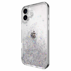 SPH667003TR24 Starfield 3D Glitter Case iPhone 16 Plus Transparent