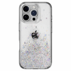 SPH66P003TR24 Starfield 3D Glitter Case iPhone 16 Pro Transparent