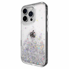 SPH66P003TR24 Starfield 3D Glitter Case iPhone 16 Pro Transparent