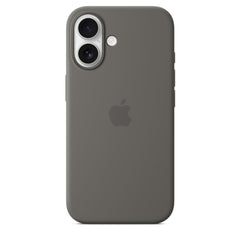 Apple Silicone MagSafe Case Stone Grey for iPhone 16
