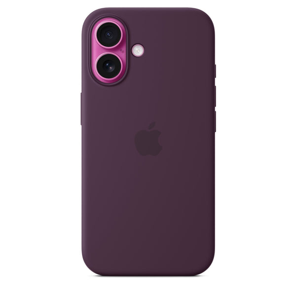 Apple Silicone MagSafe Case Plum for iPhone 16