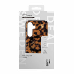 IDCLCMSS25518 Clear Case Mid Compatible w/MagSafe Galaxy S25/S24 Tortoise