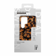 Ideal of Sweden Clear Mid Case w/Magnets Tortoise for Samsung Galaxy S25 Ultra