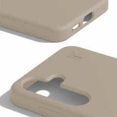 Ideal of Sweden Silicone Case Compatible w/MagSafe Beige for Samsung Galaxy S25+/Galaxy S24+
