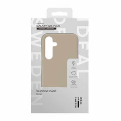 Ideal of Sweden Silicone Case Compatible w/MagSafe Beige for Samsung Galaxy S25+/Galaxy S24+