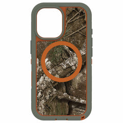 OtterBox Defender Pro XT Clear MagSafe Case w/Camera Control Realtree Apx (Green) for iPhone 17