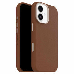 OtterBox Symmetry Cactus Leather MagSafe Case w/Camera Control Dessert Saddle (Brown) for iPhone 17