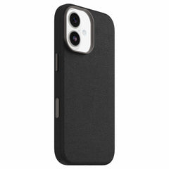 7799012 Symmetry Cactus Leather MagSafe Case w/Camera Control iPhone 17 Noir Ash (Black)
