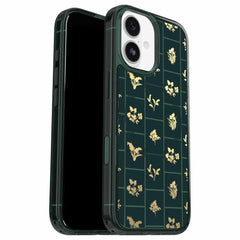 OtterBox Symmetry Clear MagSafe Case w/Camera Control Golden Bloom (Green) for iPhone 17