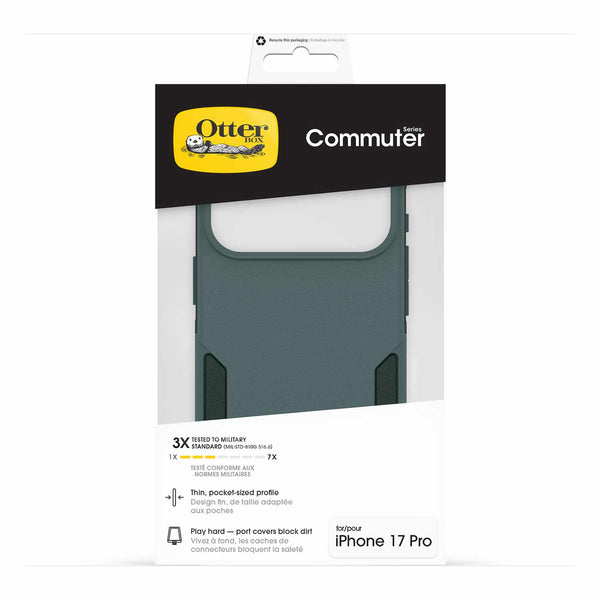 OtterBox Commuter MagSafe Case w/Camera Control Sagebrush (Green) for iPhone 17 Pro