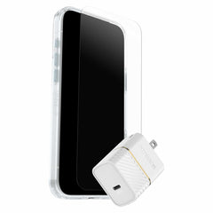 7881563 Protection+Power Kit (Symmetry Clear MagSafe w/Glass + Wall Charger 30W White) iPhone 17 Pro Max Clear