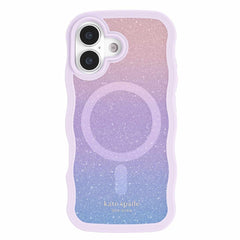 Kate Spade Wavy MagSafe Case Opal Glitter for iPhone 17