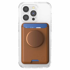 808991 Softgoods PopWallet+ for MagSafe with Adapter Cognac