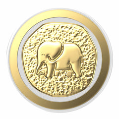 PopSockets PopGrip for MagSafe Round with Adapter Ring Enamel Elephant Token