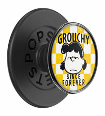 114690 PopGrip for MagSafe Round with Adapter Ring Enamel Grouchy Lucy