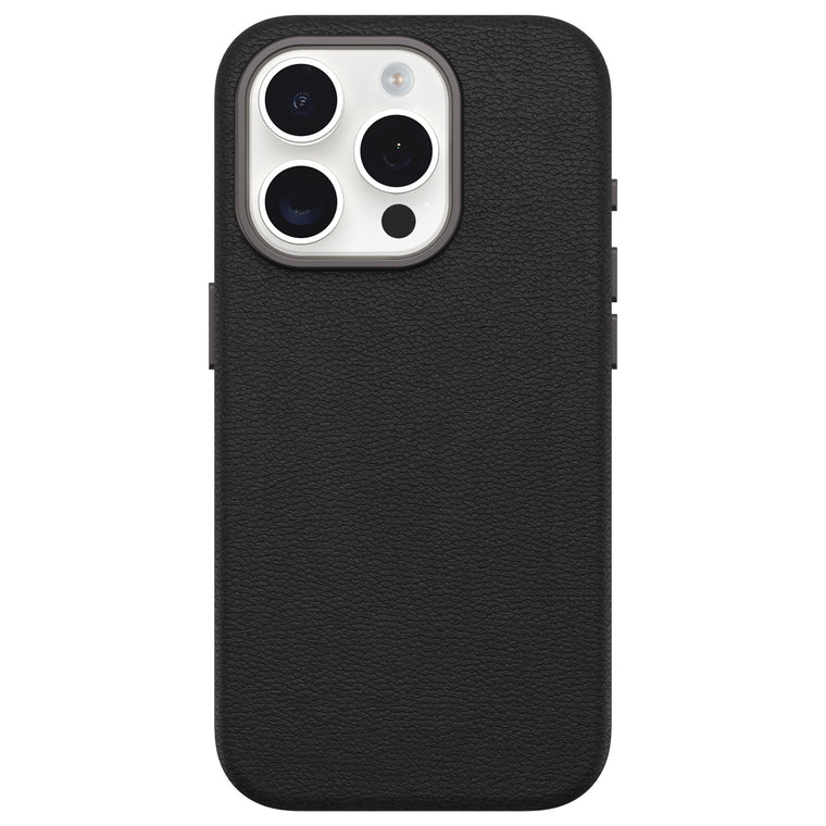 OtterBox Symmetry Protective Cactus Leather Case Noir Ash for iPhone 15 Pro