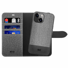 Blu Element Folio 2 in 1 Case Gravity Gray for iPhone 15/14/13